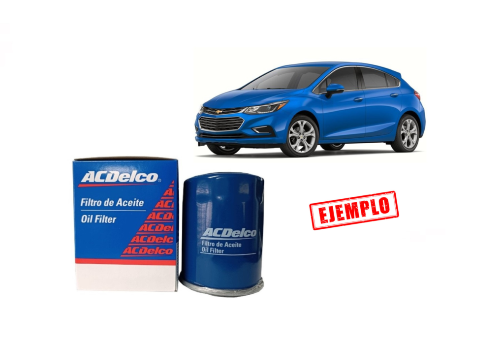 FILTRO ACEITE CHEV NEW CRUZE 1.4