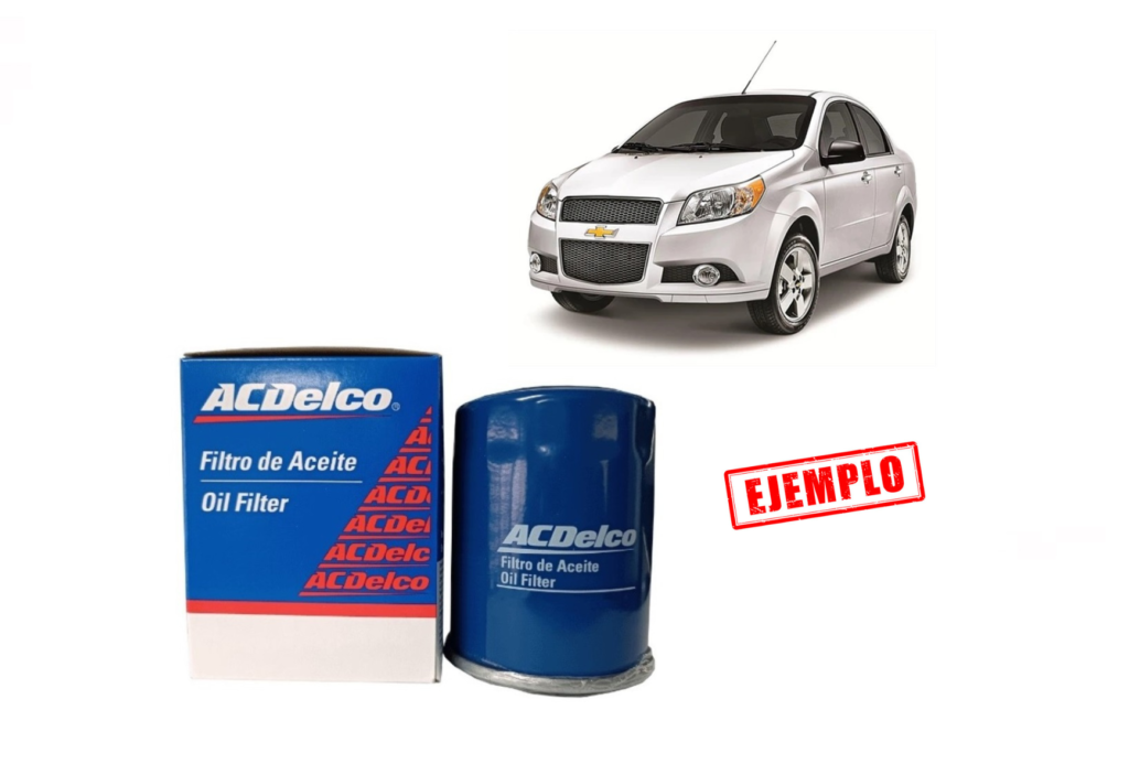 FILTRO ACEITE CHEV AVEO 1.4