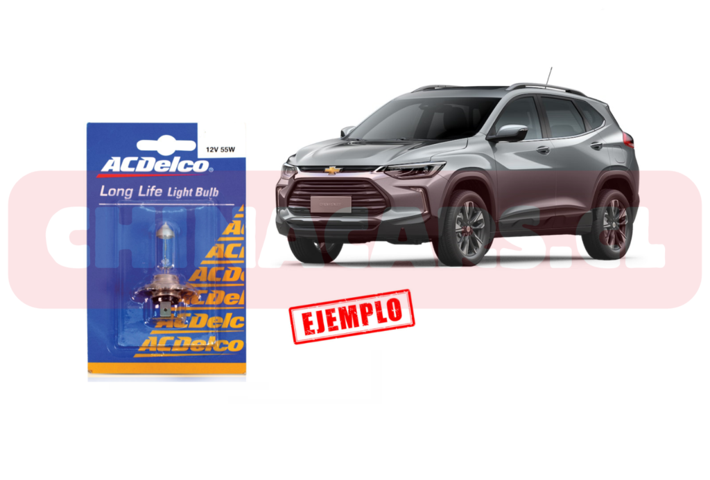 AMPOLLETA PRINCIPAL LUCES BAJAS Y ALTAS CHEV TRACKER 1.2T