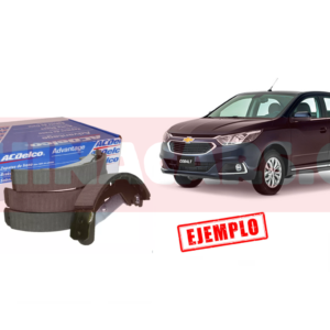 BALATAS TRASERAS CHEV COBALT 1.8