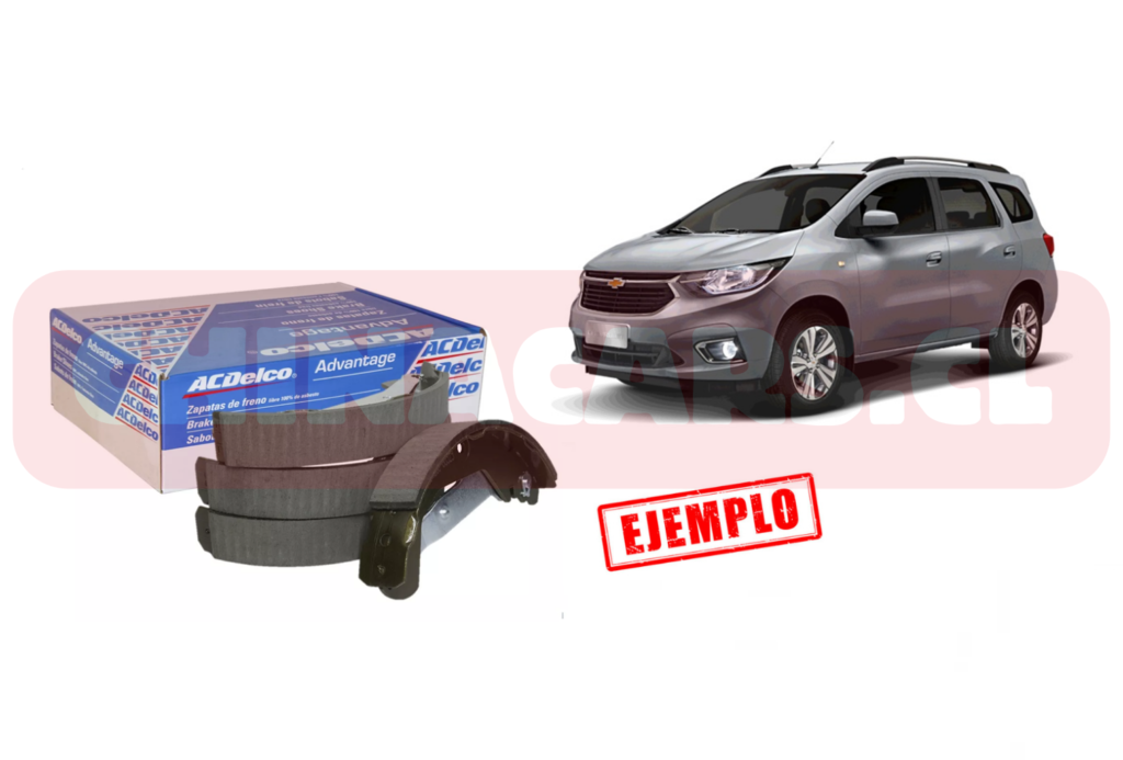 BALATAS TRASERAS CHEV SPIN 1.8