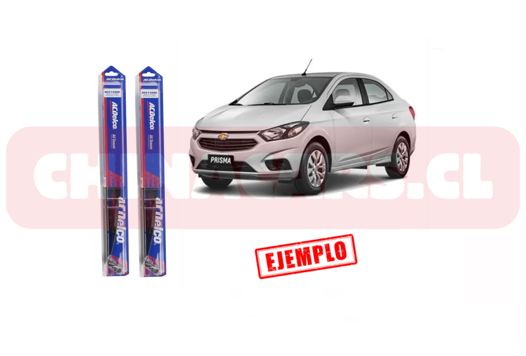 KIT PLUMILLAS DELANTERAS CHEV PRISMA 1.4