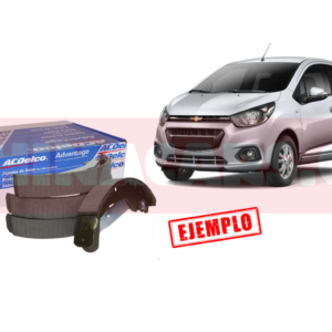BALATAS TRASERAS CHEV SPARK GT 1.2