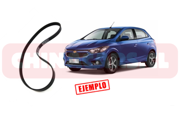 CORREA ALTERNADOR Y AIRE ACONDICIONADO CHEV ONIX 1.4