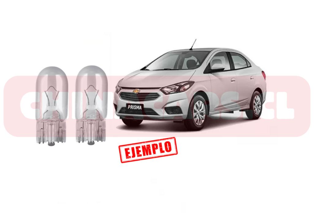 AMPOLLETA PATENTE TRASERA CHEV PRISMA 1.4