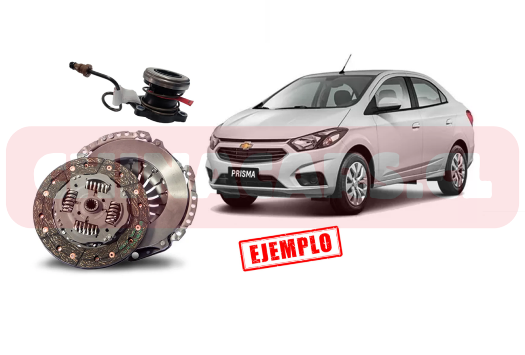 KIT EMBRAGUE CHEV PRISMA 1.4