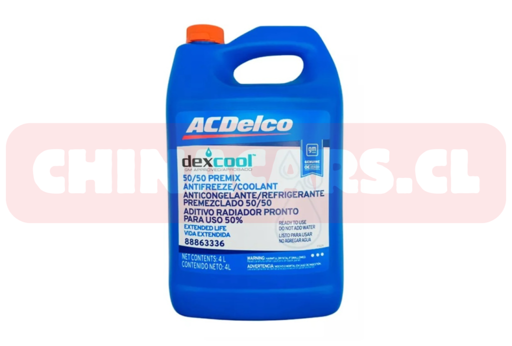 REFRIGERANTE GM ACDELCO DEXCOOL 50/50 - 1 Unidad (4L)