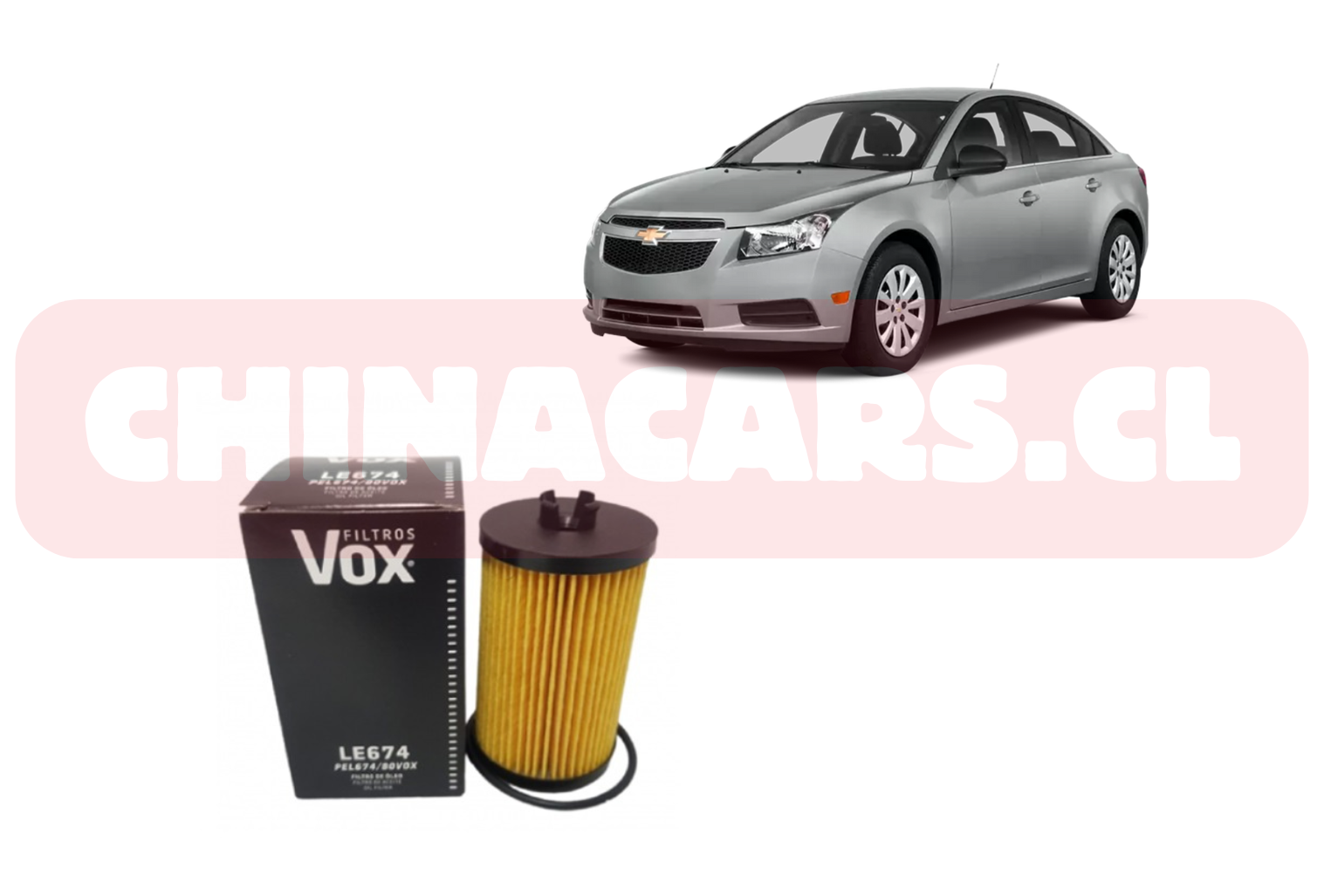 FILTRO ACEITE CHEV CRUZE 1.8 - VOX ALTERNATIVO