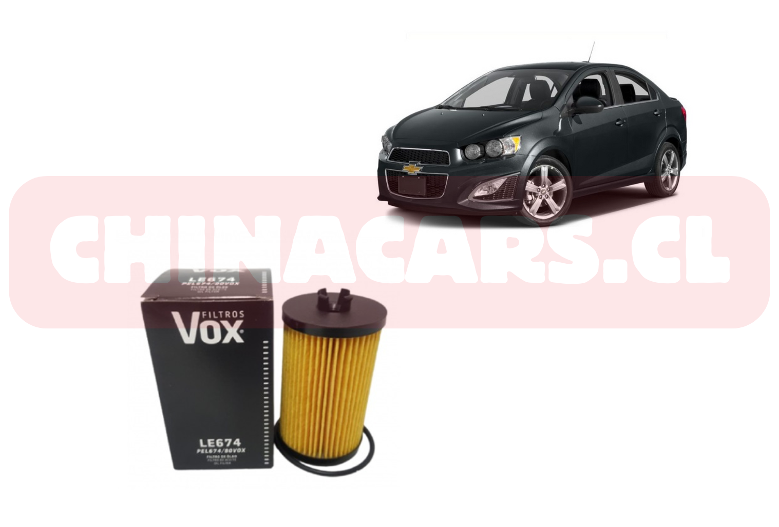 FILTRO ACEITE CHEV SONIC SEDAN 1.6 - VOX ALTERNATIVO