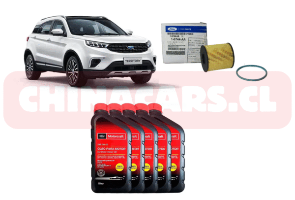 KIT ACEITES Y FILTRO ACEITE FORD TERRITORY 1.5 - FORD MOTORCRAFT