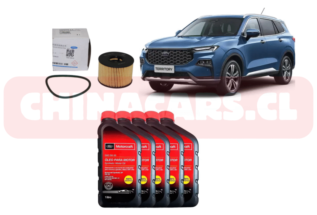 KIT ORIGINAL - ACEITES Y FILTRO ACEITE FORD TERRITORY 1.5 - FORD MOTORCRAFT
